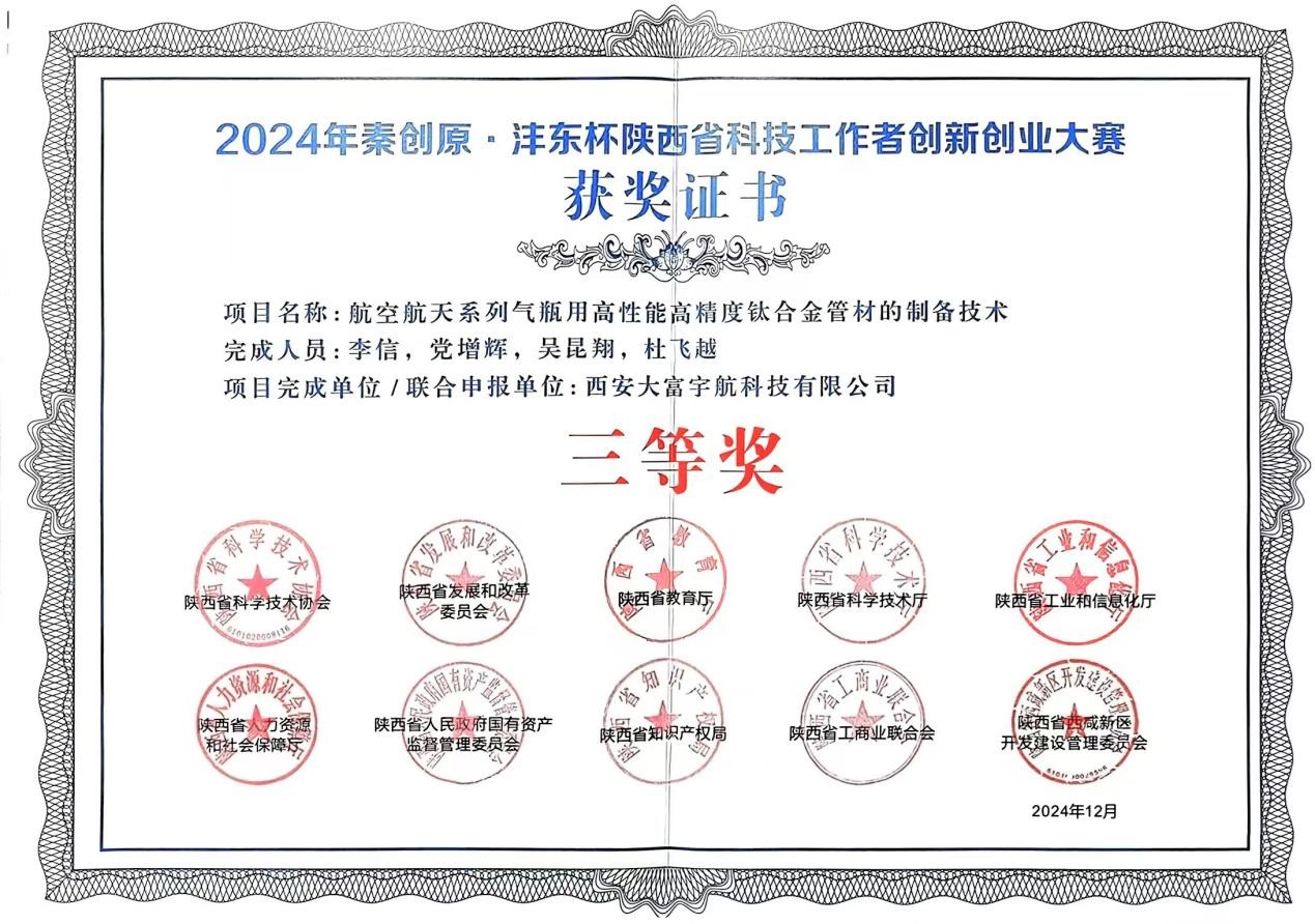 2024年秦创源-沣东杯陕西省科技工作者创新创业大赛获奖证书.jpg